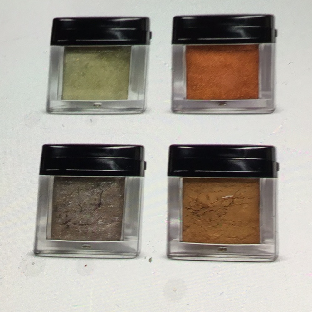 4 Eyeshadow airy minerals loose beauty bundle powder palette jars